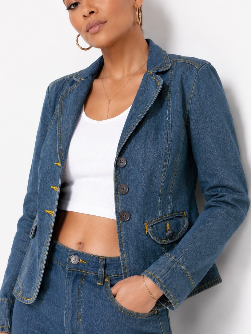 The Limited Women’s Denim Blazer
